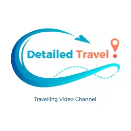 Dynamic Blue Waves Inspiring Travel Adventures YouTube Channel Logo Template
