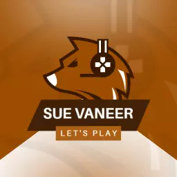 Dynamic Brown Gaming Logo Featuring Playful Fox Design Logo Template