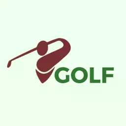Dynamic Brown Golf Swing Design Capturing Sportsmanship Logo Template