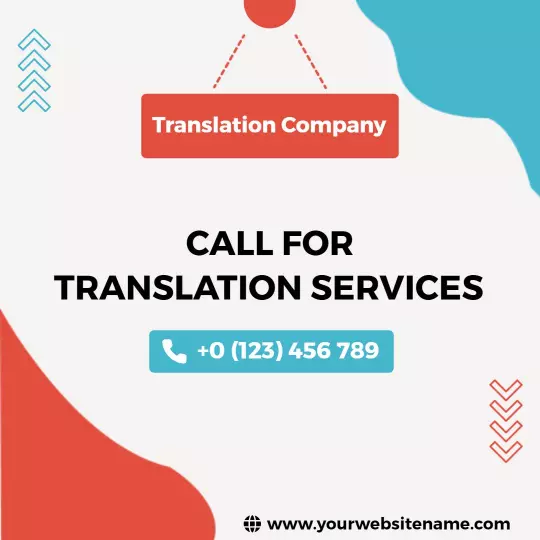 Dynamic Call for Translation Services with Contact Info Ad Template