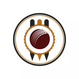 Dynamic Circular Design Emphasizing Cricket Team Spirit Logo Template