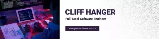 Dynamic Coding Environment with Purple Highlights LinkedIn Banner Template