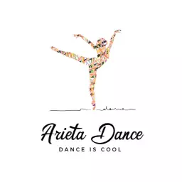 Dynamic Colorful Dancer Illustrating the Joy of Dance Logo Template
