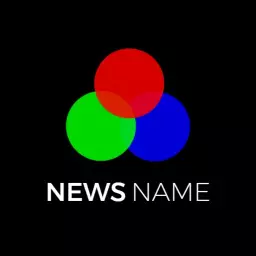 Dynamic Colors Representing Current Events in News Logo Template