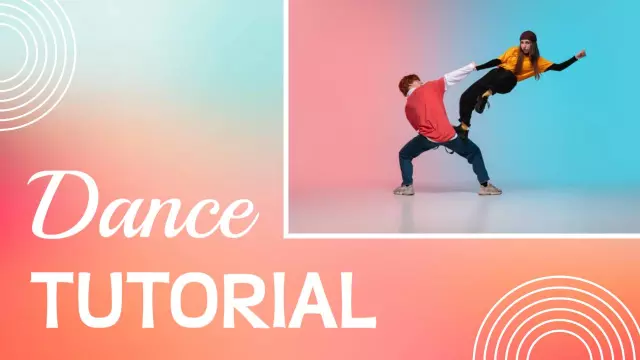 Dynamic Dance Moves Tutorial YouTube Thumbnail Template