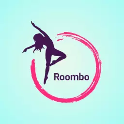 Dynamic Dance Pose Emphasizing Yoga Benefits Logo Template