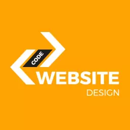 Dynamic Design Elements in Bold Yellow for Website Logo Template