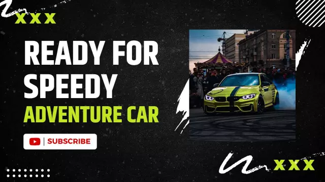 Dynamic Drift Racing Challenge Car YouTube Thumbnail Template