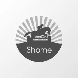 Dynamic Equestrian Sports Action in Racing Logo Template