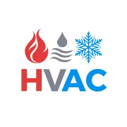 Dynamic Flame and Snowflake Design for HVAC Services Logo Template