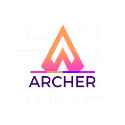 Dynamic Gradient Triangle Design for Archery Sports Logo Template