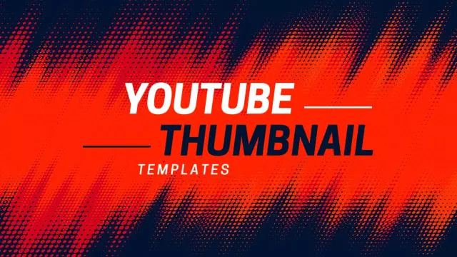 Dynamic Gradient Wave Abstract Art YouTube Thumbnail Template