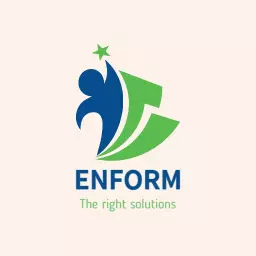 Dynamic Green and Blue Design Illustrating Company Growth Logo Template