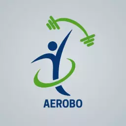 Dynamic Green and Blue Fitness Enthusiast Logo Template