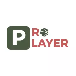 Dynamic Green and Red Design Featuring Basketball Sports Logo Template