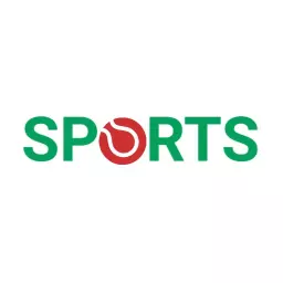 Dynamic Green and Red Tennis Design for Sports Branding Logo Template