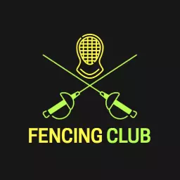 Dynamic Green and Yellow Design for Fencing Club Logo Template
