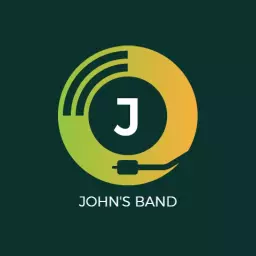 Dynamic Green and Yellow Design for John's Band Logo Template