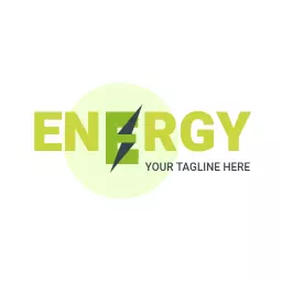 Dynamic Green and Yellow Energy Solutions for Your Future Logo Template