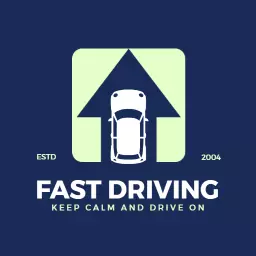 Dynamic Green Arrow Symbolizes Fast Driving Experience Logo Template
