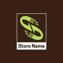 Dynamic Green Recycling Symbol Emphasizing Environmental Care Logo Template