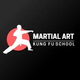 Dynamic Martial Art Design Showcasing Kung Fu Training Logo Template