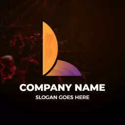 Dynamic Orange and Purple L Letter Design for Branding Logo Template