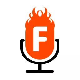 Dynamic Orange Flame Letter F Symbolizing Alphabet Logo Template