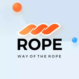 Dynamic Orange Rope Design Representing Strength and Durability Logo Template
