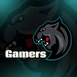 Dynamic Panther Faced Esports Gaming Logo Design Inspiration Template