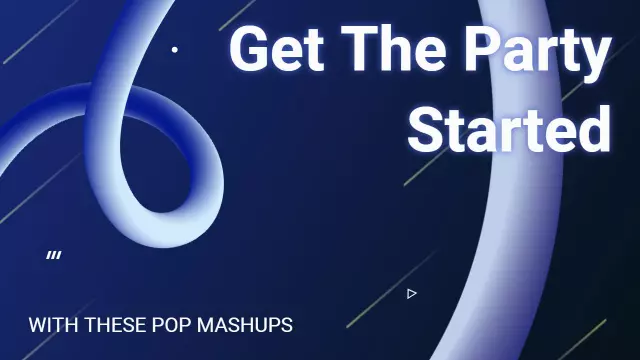 Dynamic Party Starter Music Mix Trending YouTube Thumbnail Template