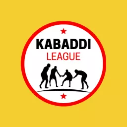 Dynamic Players Engaging in the Kabaddi League Logo Template