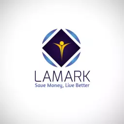 Dynamic Purple and Blue Symbol Representing Company Growth Logo Template