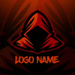 Dynamic Red and Black Esports Team Identity Logo Template