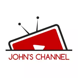 Dynamic Red and Black Retro TV For YouTube Channel Logo Template