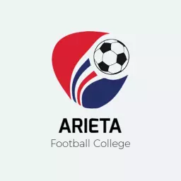Dynamic Red and Blue Design for Football College Logo Template