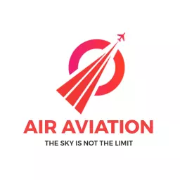 Dynamic Red and Pink Aviation Design Symbolizing Flight Logo Template