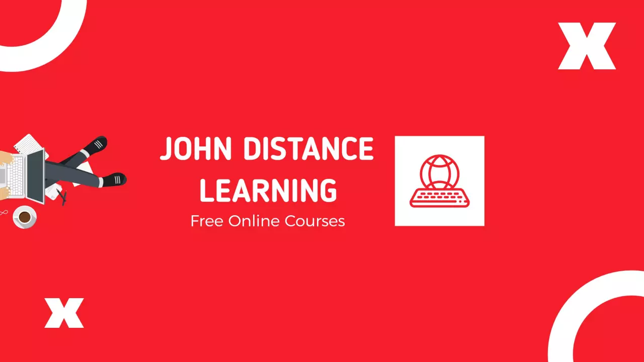 Dynamic Red Background for Online Learning YouTube Banner Template