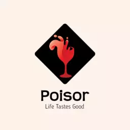 Dynamic Red Splash Symbolizing Refreshing Juice Experience Logo Template