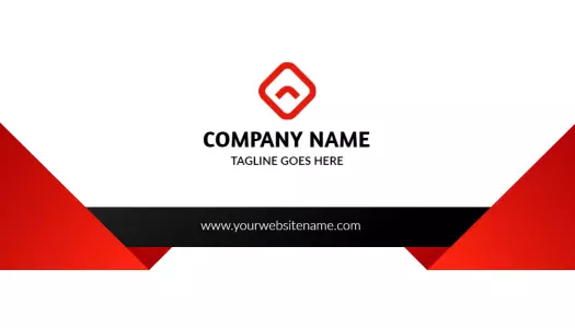 Dynamic Red Web Designer and Graphic Artist Business Card Template