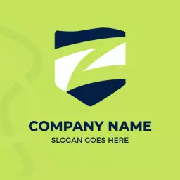 Dynamic Shield Design Featuring Z Letter for Branding Logo Template