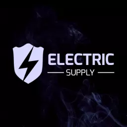 Dynamic Shield Design Representing Electric Supply Logo Template