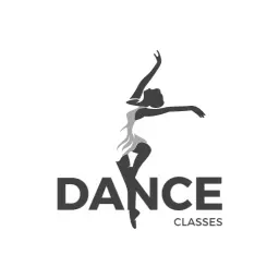 Dynamic Silhouette of a Dancer Engaging in Dance Classes Logo Template