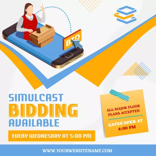 Dynamic Simulcast Bidding Promotion for Business Auctions Ad Template