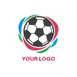 Dynamic Soccer Ball Design Celebrating Football Excitement Logo Template