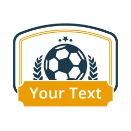 Dynamic Soccer Design with Classic Trophy and Ball Logo Template