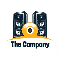 Dynamic Sound System Featuring Powerful Speakers Logo Template