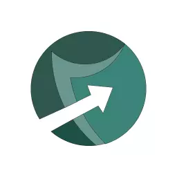 Dynamic Teal Shield Design Representing Insurance Security Logo Template
