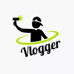 Dynamic Vlogger Capturing Moments for Engaging YouTube Channel Logo Template