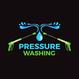 Dynamic Water Splash Design Highlighting Pressure Washing Logo Template